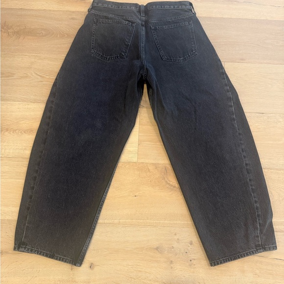 Abercrombie Mid rise Curve Love Barrel Jeans Sz 28 - Picture 4 of 4